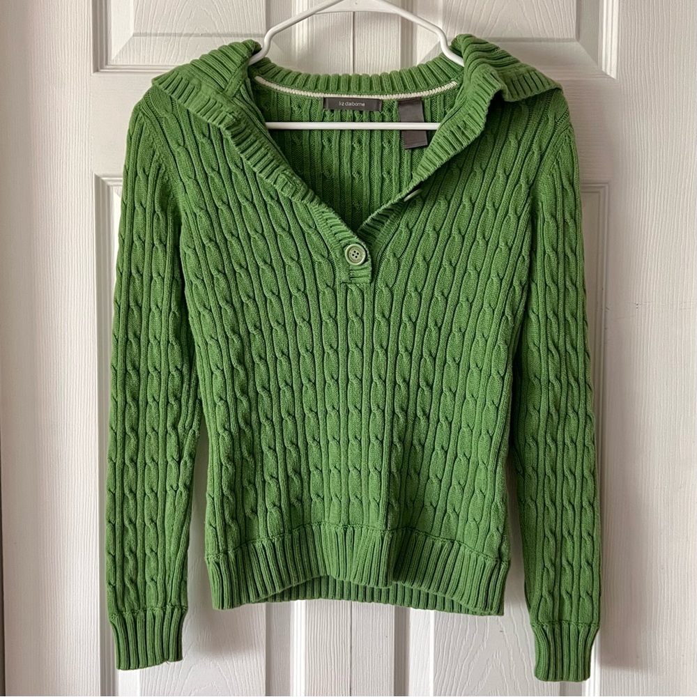 Liz Claiborne Cable Knit Sweater